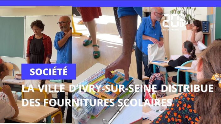 Rentrée scolaire : au coeur de la distribution de fournitures scolaires à Ivry-sur-Seine