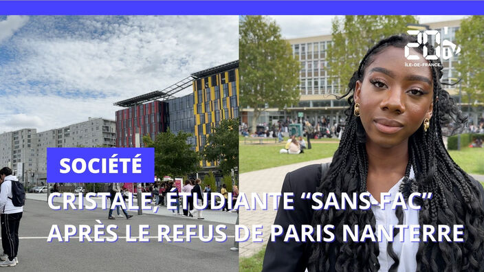 Le combat de Cristale, étudiante "sans-fac" de l'université Paris Nanterre