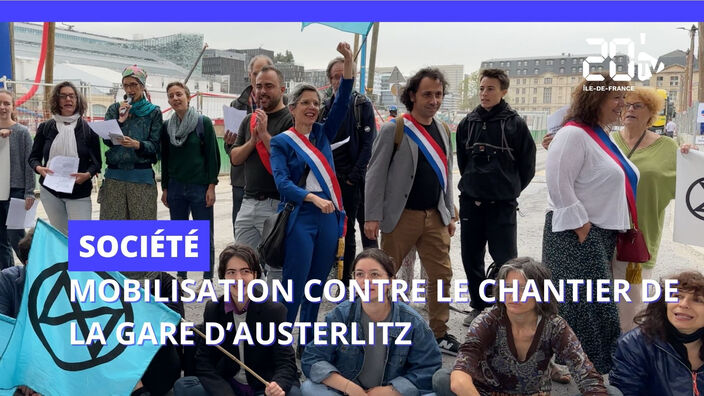 "Paris va devenir invivable l'été" :  mobilisation contre le chantier de la gare d'Austerlitz