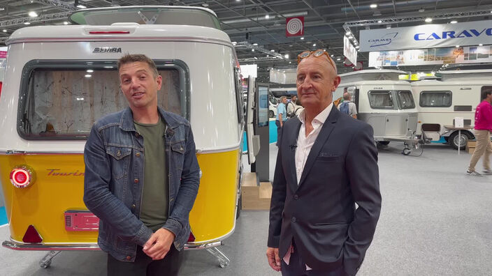 Soif de nostalgie ? Une caravane "vintage" fait son retour au salon des véhicules de loisirs