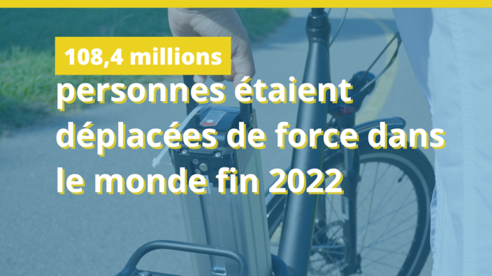 108,4 millions de personnes étaient déplacées de force dans le monde entier à fin 2022