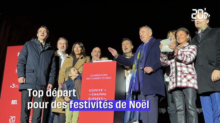 Top départ pour les festivités de Noël à Paris