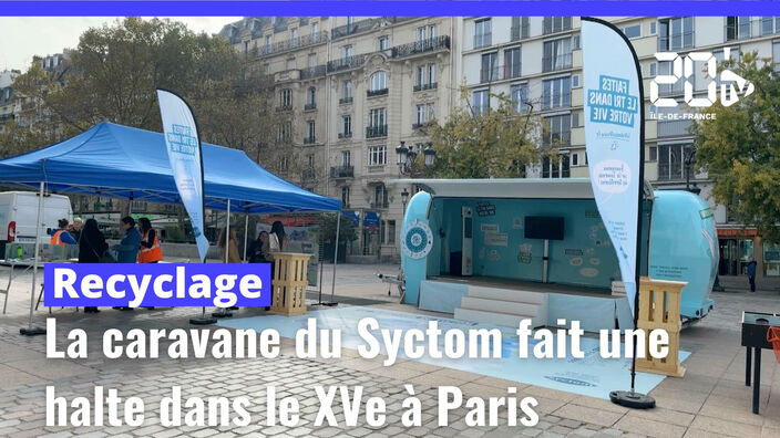 Paris : la caravane du tri fait une halte dans le XVe