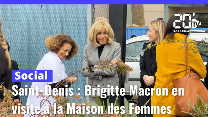 Saint-Denis : Brigitte Macron rend visite à la Maison des Femmes