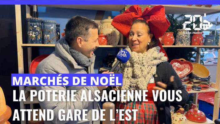 La poterie alsacienne vous attend Gare de l'Est au marché de Noël