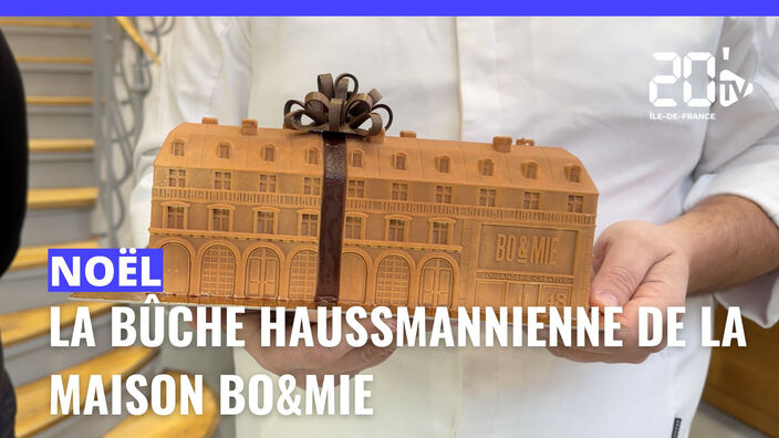 Noël : la bûche haussmanienne de Bo&Mie