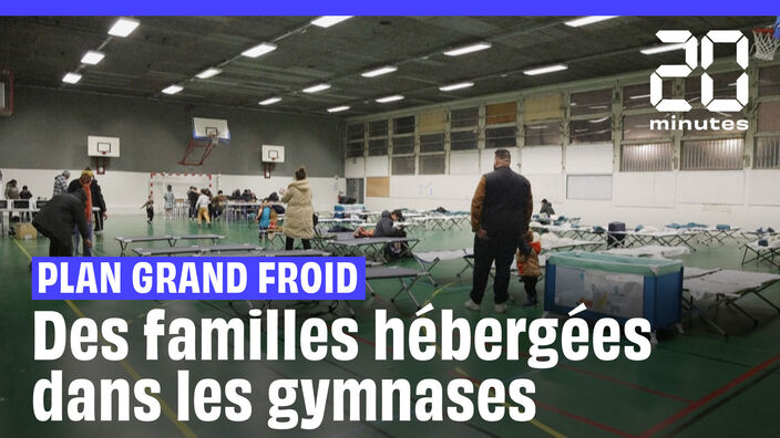 Plan grand froid : Les familles à la rue sont hébergées dans des gymnases