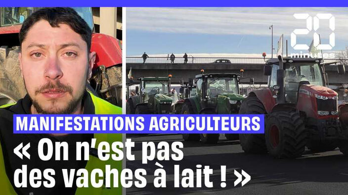 Manifestation des agriculteurs : « On n'est pas des vaches à lait »