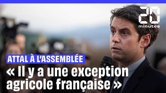 Gabriel Attal assure une exception agricole française #shorts