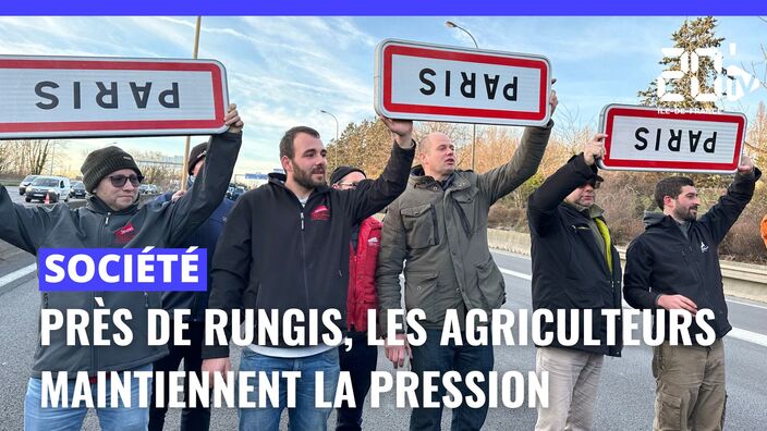 Rungis : les agriculteurs maintiennent la pression 