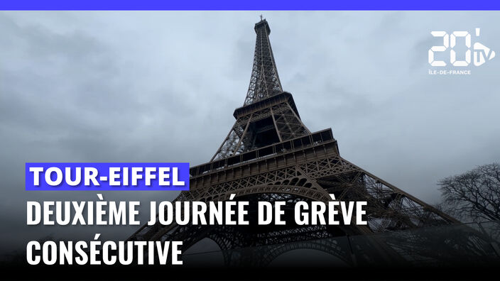 La grève continue à la tour Eiffel