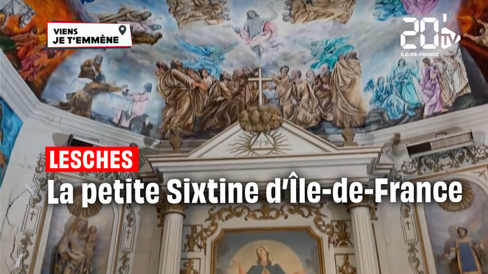 La Peintre de la Petite Sixtine de Lesches (77)