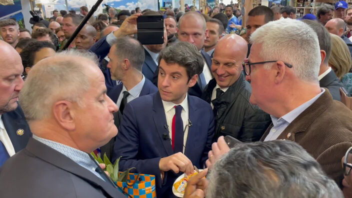 Gabriel Attal sur le salon de l’agriculture 