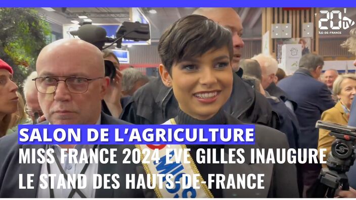 Ève Gilles (Miss France 2024) est au Salon de l’Agriculture 