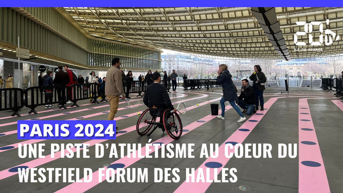 Paris 2024 : venez courir le 100 m sur une piste d'athlétisme au Westfield Forum des Halles