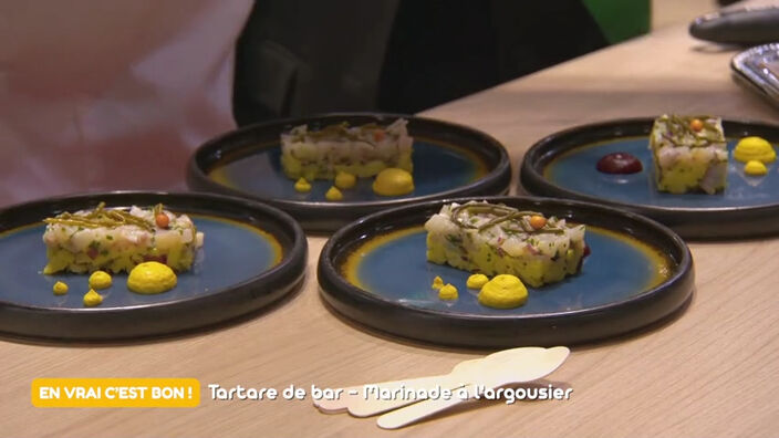  Tartare de bar, marinade à l'argousier par Pascal Lefebvre depuis le Salon de l'Agriculture