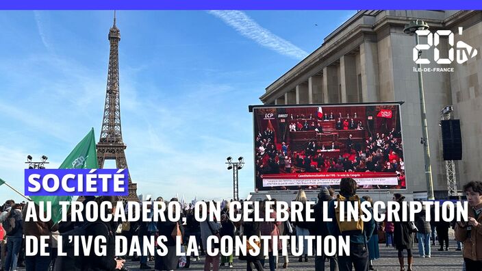 "L'aboutissement d'un long combat" : au Trocadéro, les femmes célèbrent l'IVG dans la Constitution