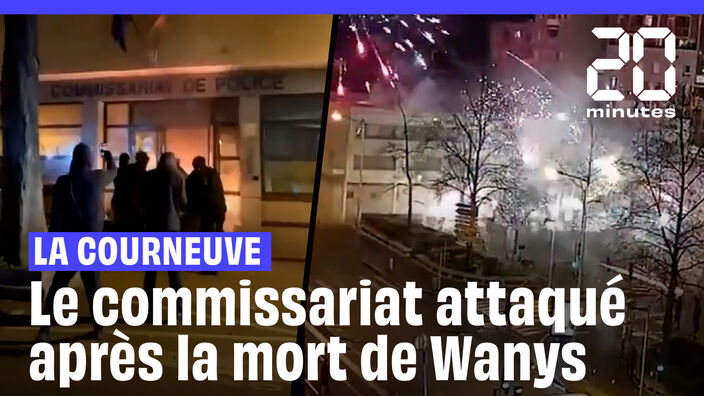 La Courneuve : Le commissariat attaqué après la mort de Wanys #shorts