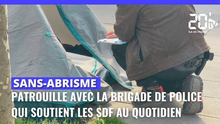 SDF : maraude avec les Saint-Bernard de la police parisienne