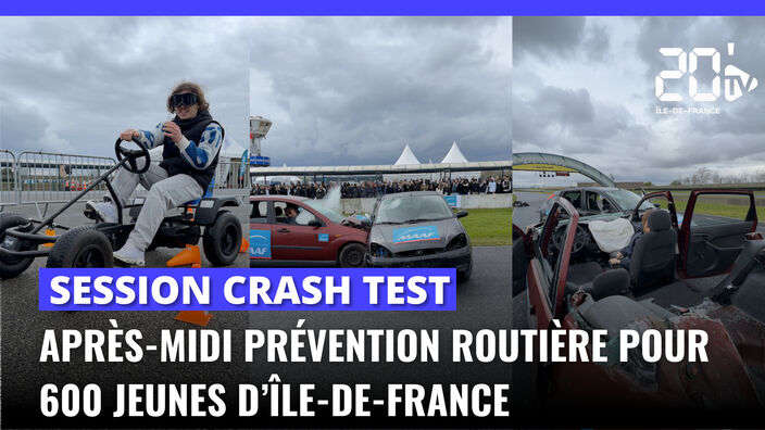 Crash test : Après-midi de prévention routière pour 600 jeunes d'IDF