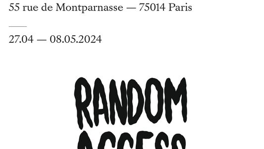 Exposition "Random Access Memories", carte blanche de Léo Dorfner