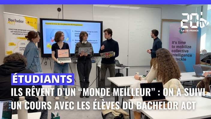 Ils rêvent d’un "monde meilleur" : on a suivi un cours avec les élèves du Bachelor Act