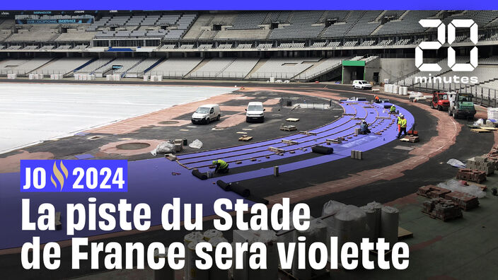 JO de Paris 2024 : À la découverte de la piste violette du Stade de France