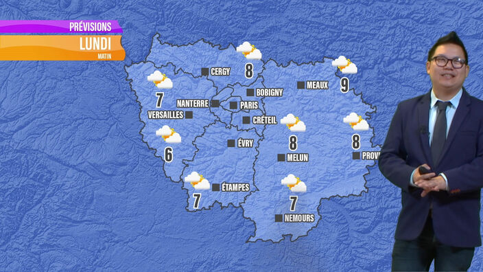 Les prévisions météo de ce lundi 15 avril en Île-de-France