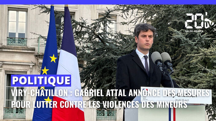 À Viry-Châtillon, Gabriel Attal annonce des mesures pour lutter contre les violences des mineurs