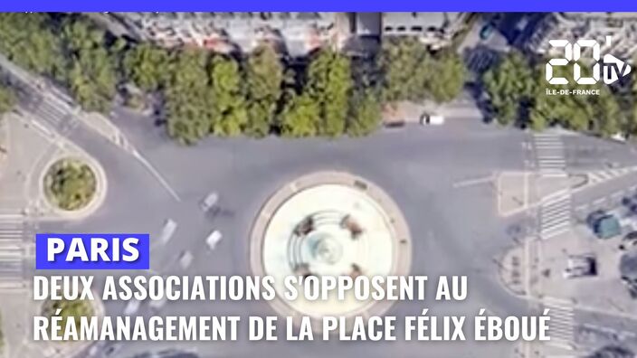 Deux associations s'opposent au réamanagement de la place Félix éboué à Paris