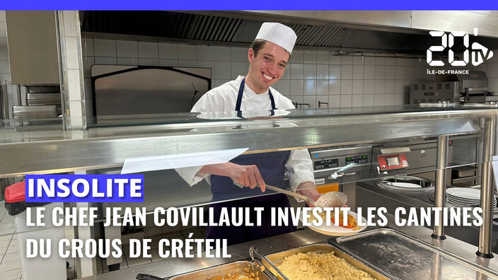Créteil : le cuisinier Jean Covillault (Top Chef) s'invite aux fourneaux du Crous de l'université