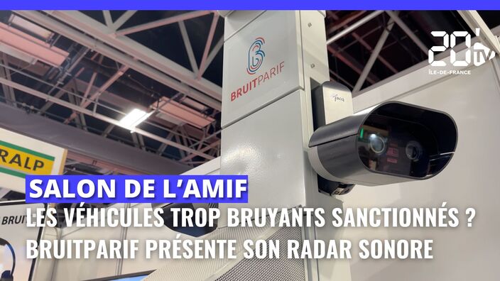 Salon de l'AMIF : les véhicules trop bruyants sanctionnés ? Bruitparif présente son radar sonore