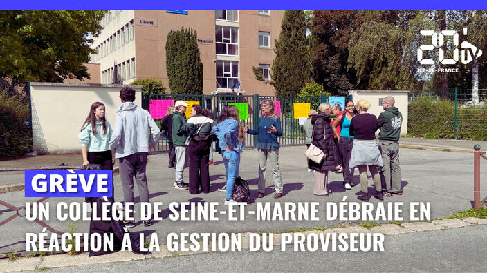 A Saint-Fargeau-Ponthierry, tout un collège à l'arrêt pour alerter contre la direction