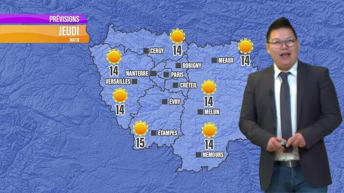 Les prévisions météo de ce jeudi 11 juillet en Île-de-France