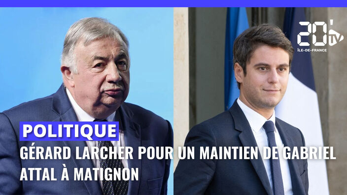 Larcher veut le maintien d'Attal à Matignon jusque "en septembre"