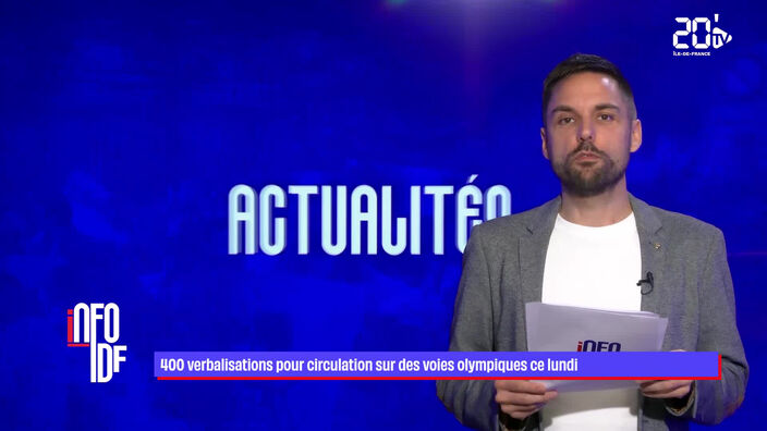 400 verbalisations pour circulation sur des voies olympiques ce lundi