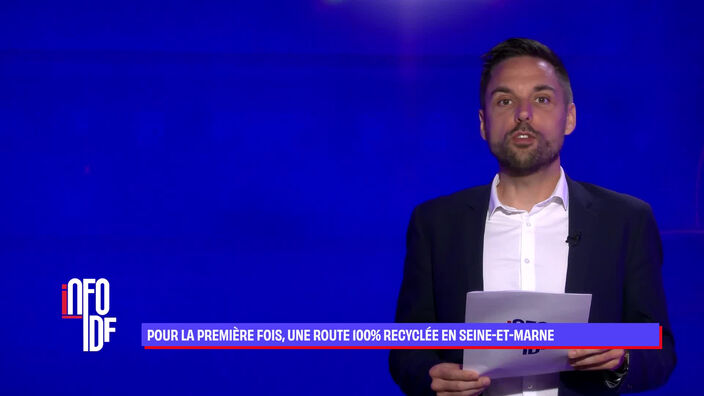 Pour la première fois, une route 100% recyclée en Seine-et-Marne