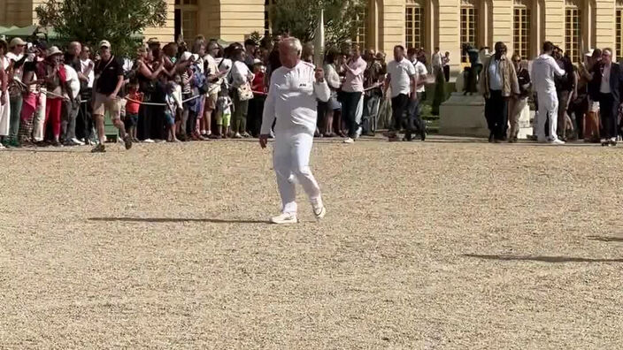 La flamme Olympique à Versailles ce mardi
