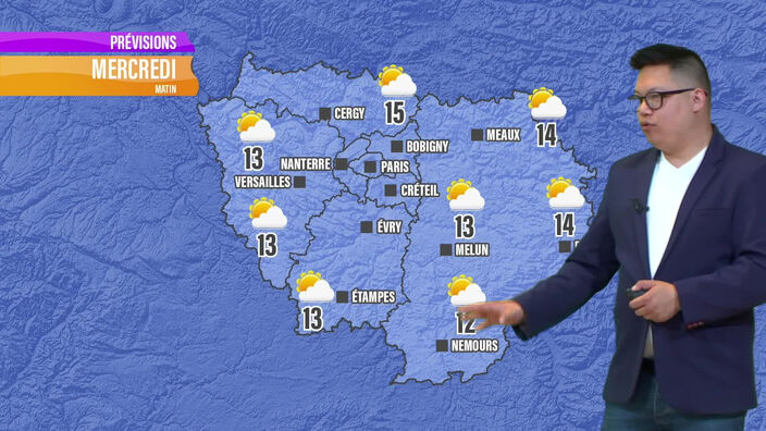 Les prévisions météo de ce mercredi 24 juillet en Île-de-France