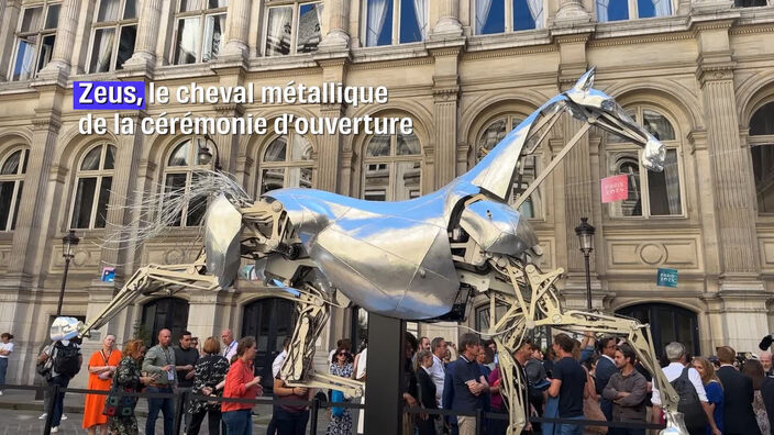 Le cheval de la cérémonie d'ouverture des JO accessible à la mairie de Paris