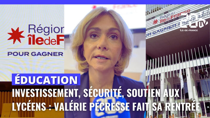 Investissement, sécurité et soutien aux lycéens... Valérie Pécresse fait sa rentrée des classes