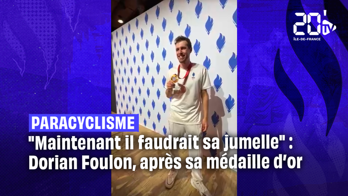 "Maintenant il faudrait sa jumelle" : Dorian Foulon, après sa médaille d'or en para cyclisme