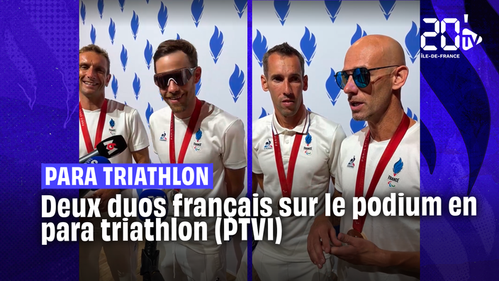 4 Français sur le podium en paratriathlon (PTVI)