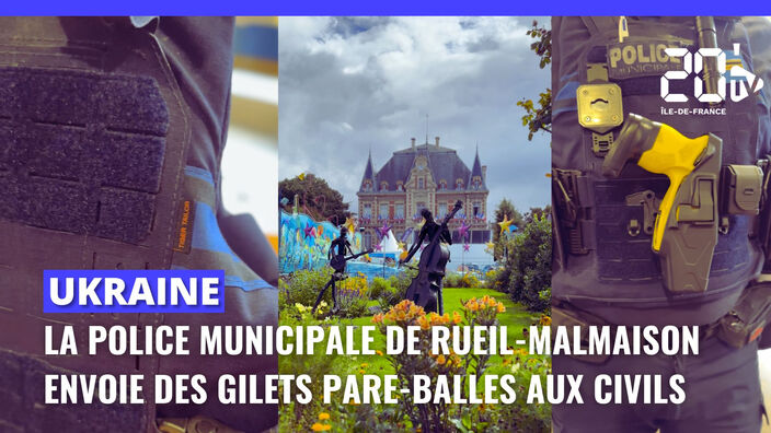 Ukraine : la police municipale de Rueil-Malmaison envoie des gilets pare-balles aux civils