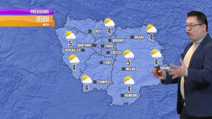 Les prévisions météo de ce jeudi 28 novembre en Île-de-France
