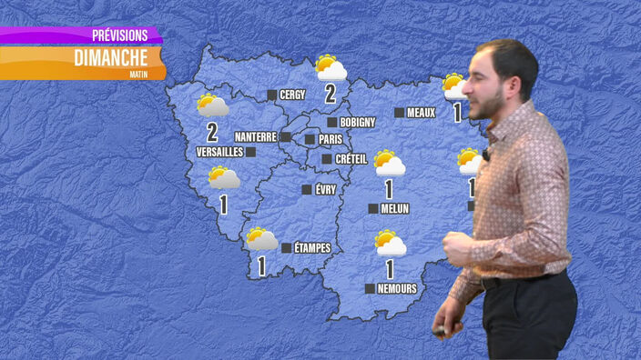 Les prévisions météo de ce dimanche 15 décembre en Île-de-France