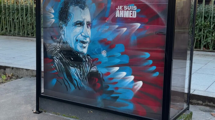 Portrait hommage à Ahmed Merabet : l'artiste C215 nous explique les défis d'une oeuvre mémorielle