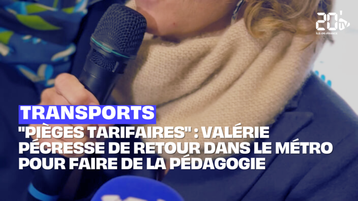 "Pièges tarifaires" : Valérie Pécresse de retour dans le métro pour faire de la pédagogie