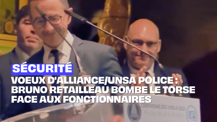 Voeux d'Alliance/Unsa Police : Bruno Retailleau bombe le torse face aux fonctionnaires
