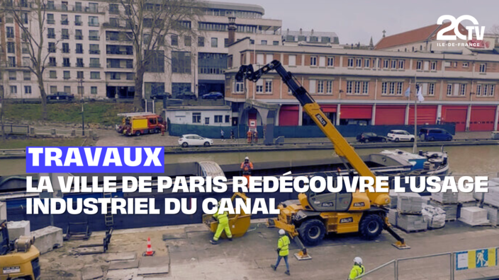 Travaux : la ville de Paris redécouvre l'usage industriel du canal